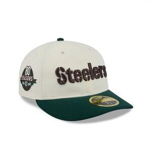 Pittsburgh Steelers New Era Forest Visor Retro‎ Crown 59FIFTY - Size 7 1/2